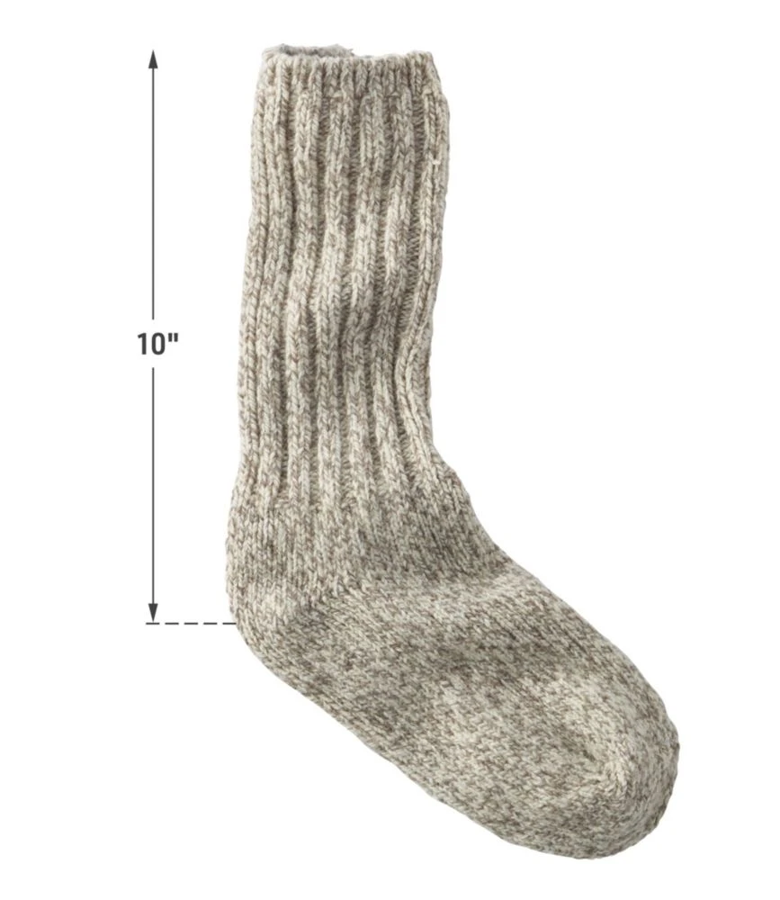 L.L.Bean Adults' Merino Wool Ragg Socks, 10" Two-Pack - Image 2