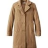L.L.Bean Women's Classic Lambswool Polo Coat, Three-Quarter