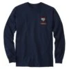 L.L.Bean Men's MIF&W Tee, Long-Sleeve Brook Trout