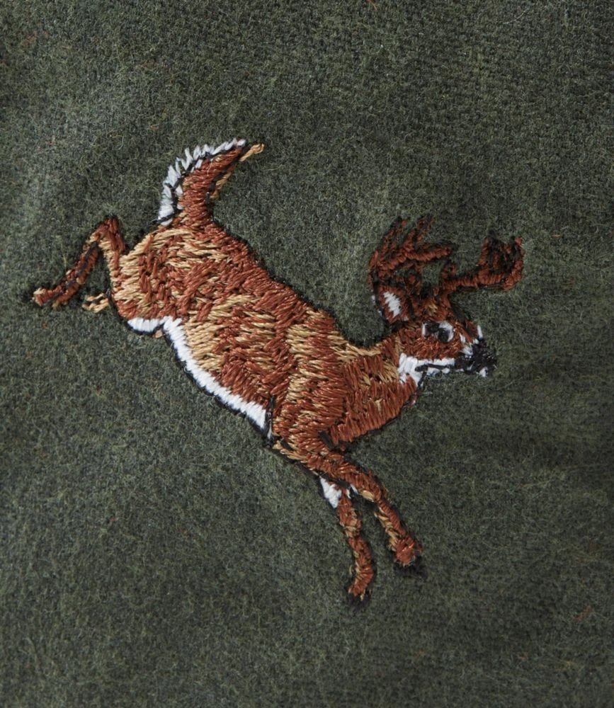 L.L.Bean Adults' MIF&W Waxcloth Hat, White-Tailed Deer - Image 4