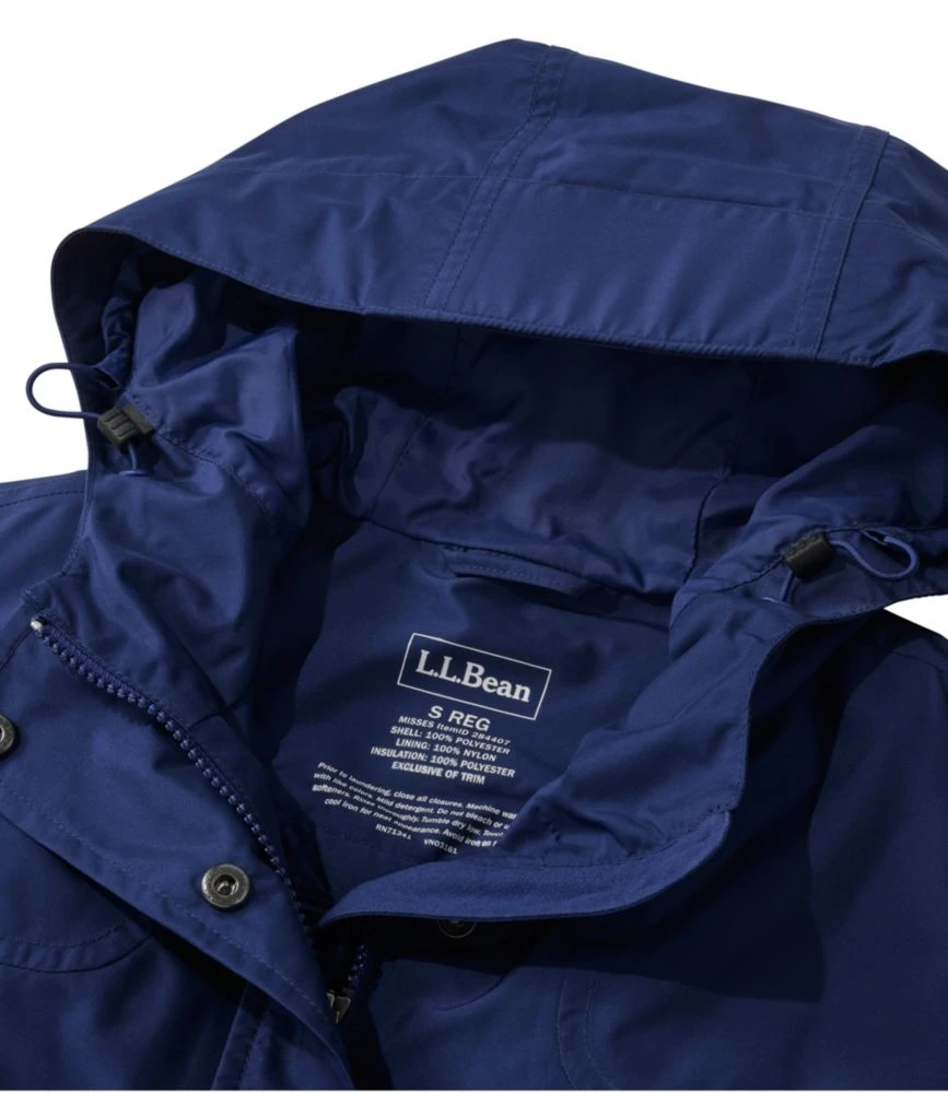 L.L.Bean Women's H2OFF Raincoat, PrimaLoft-Lined - Image 6