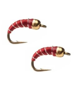 L.L.Bean Tungsten Zebra Midge, 2-Pack