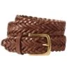 L.L.Bean Men's Essential Braided Leather Belt