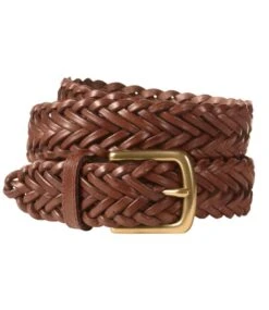 L.L.Bean Men's Essential Braided Leather Belt