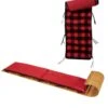 L.L.Bean Toboggan With Cushion And Buffalo Plaid Cushion Cover
