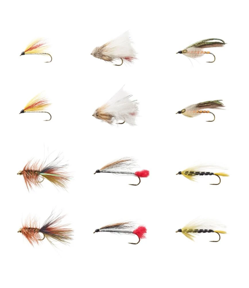 L.L.Bean Umpqua 12-Piece Eastern Streamer Fly Selection