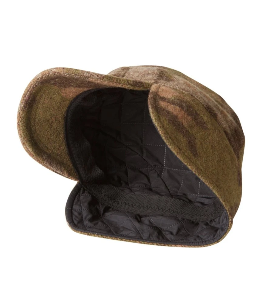 L.L.Bean Adults' Maine Guide Wool Cap With PrimaLoft, Camouflage - Image 2
