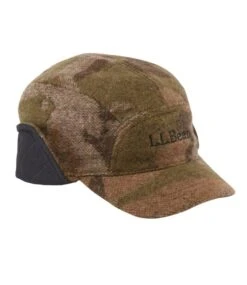 L.L.Bean Adults' Maine Guide Wool Cap With PrimaLoft, Camouflage