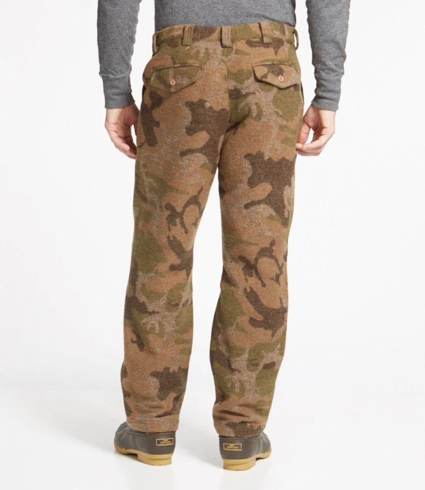 L.L.Bean Men's Maine Guide Wool Pants With PrimaLoft, Camouflage - Image 3