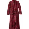 L.L.Bean Women's Scotch Plaid Flannel Robe