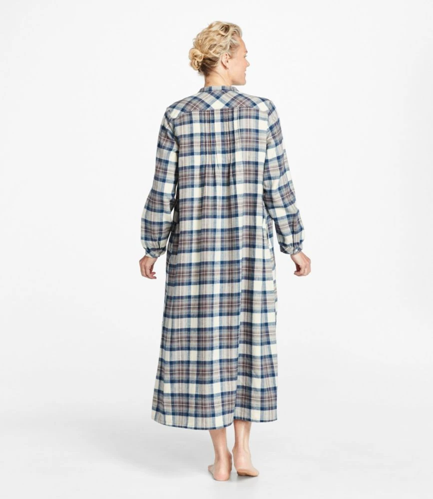 L.L.Bean Women's Scotch Plaid Flannel Nightgown - Image 3