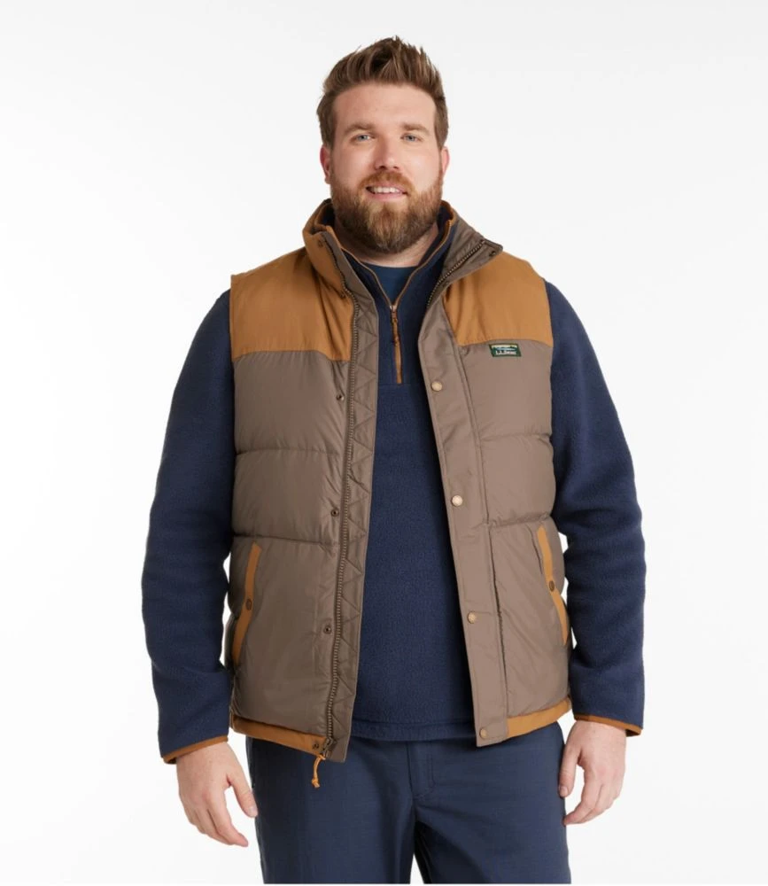 L.L.Bean Men's Mountain Classic Down Vest, Colorblock - Image 4