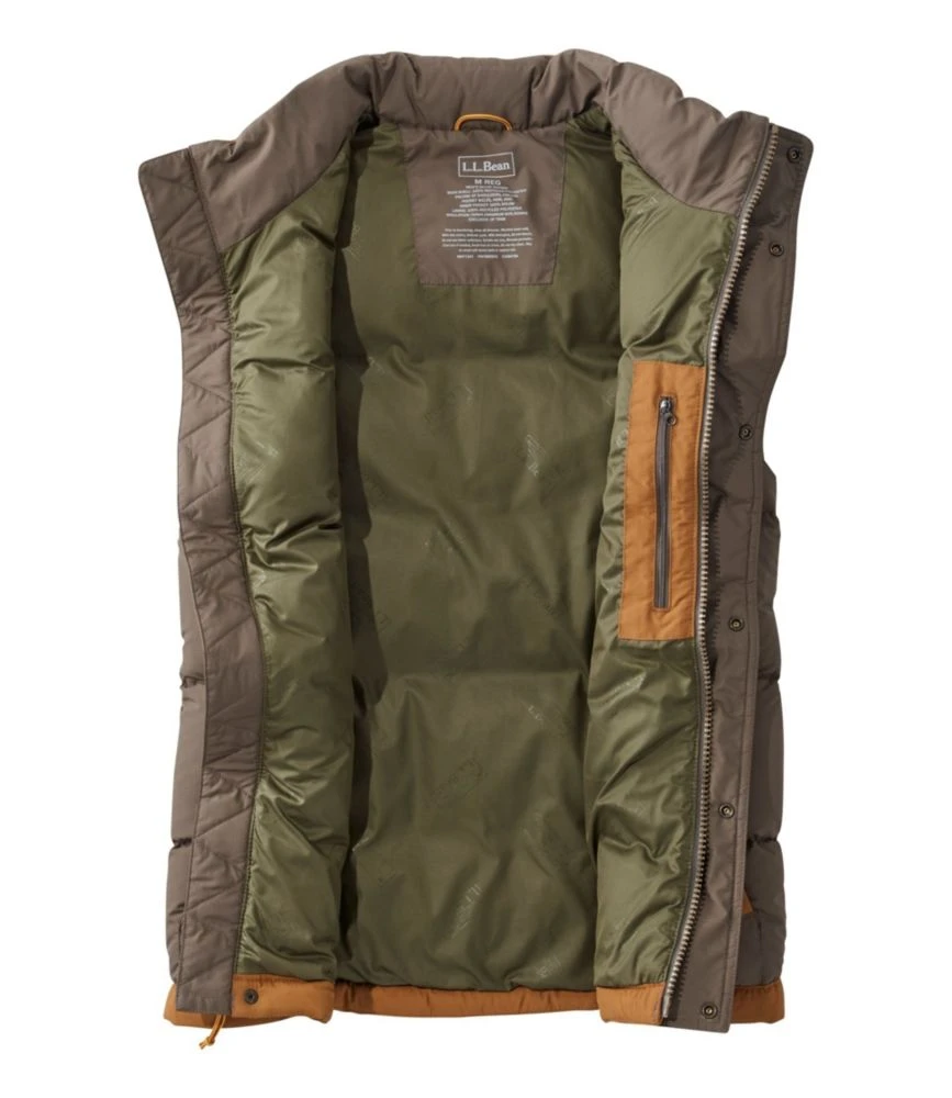 L.L.Bean Men's Mountain Classic Down Vest, Colorblock - Image 6