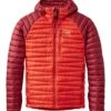 L.L.Bean Men's Ultralight 850 Hooded Down Sweater, Colorblock