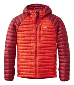 L.L.Bean Men's Ultralight 850 Hooded Down Sweater, Colorblock