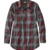 L.L.Bean Women's Scotch Plaid Flannel Shirt, Tunic