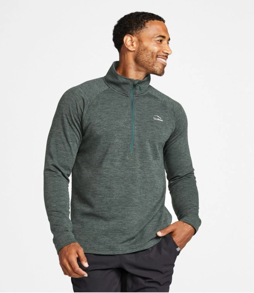 L.L.Bean Men's Adventure Grid Fleece, Quarter-Zip - Image 2