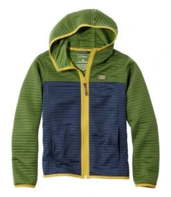 L.L.Bean Kids' Airlight Full-Zip Hoodie, Colorblock