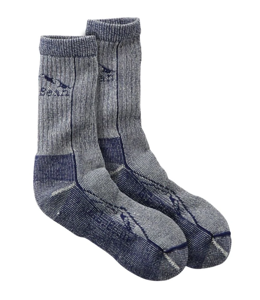 L.L.Bean Adults' Cresta Wool Midweight Hiking Socks, Crew