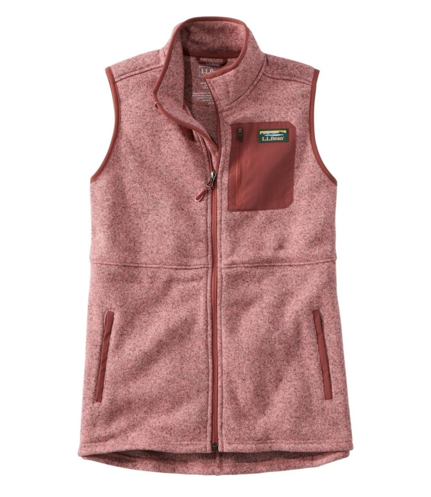 Women's L.L.Bean Sweater Fleece Long Vest