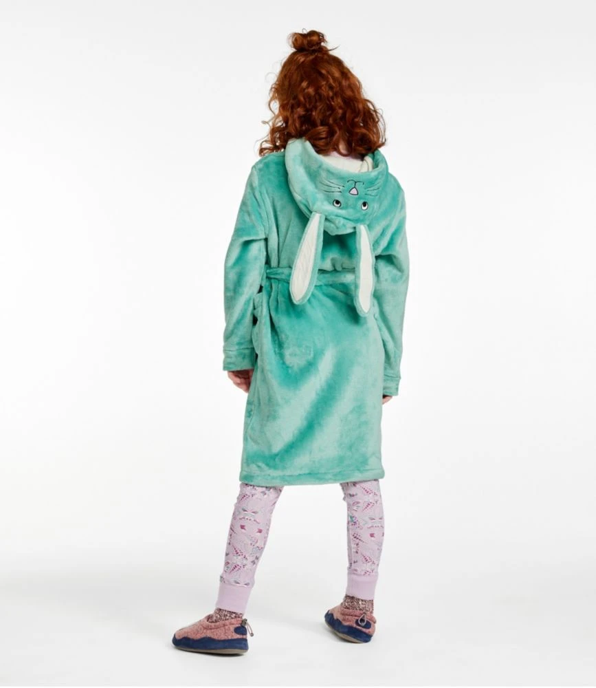 L.L.Bean Kids' Cozy Animal Robe, Hooded - Image 3