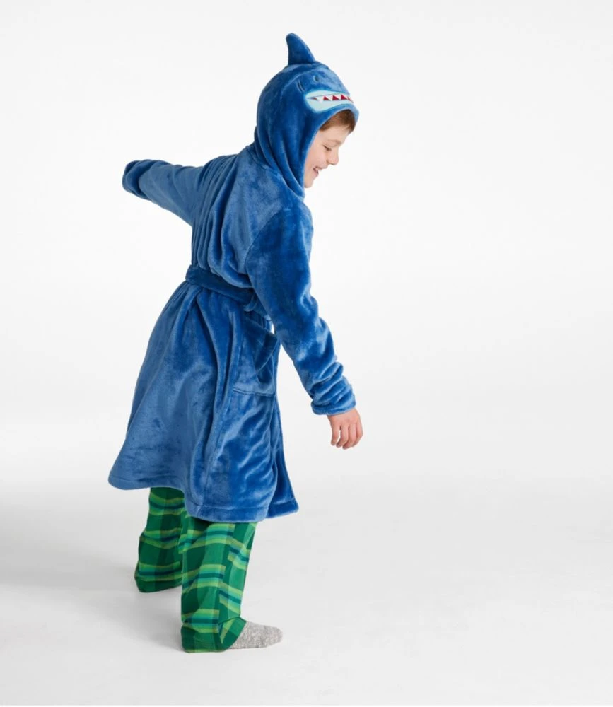L.L.Bean Kids' Cozy Animal Robe, Hooded - Image 5