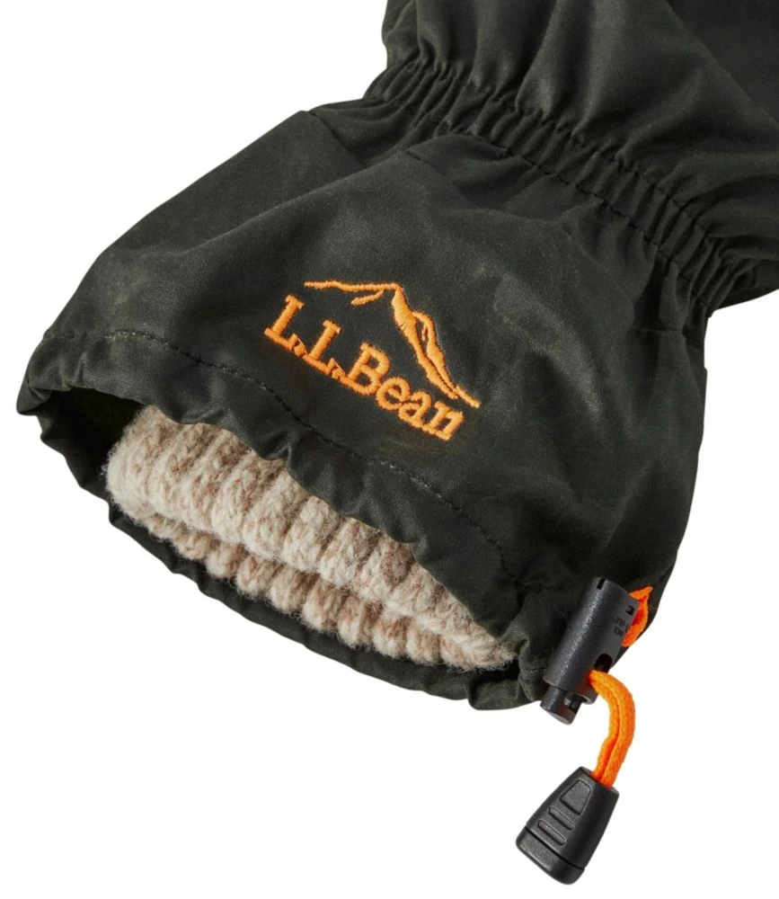L.L.Bean Adults' Waxed Cotton Chopper Mittens - Image 2