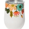 L.L.Bean Corkcicle X Rifle Paper Co. Stemless Cup, Lively Floral,12 Oz.