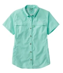 L.L.Bean Women's Tropicwear Shirt, Short-Sleeve