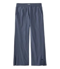 L.L.Bean Women's VentureStretch Wide-Leg Pants, Cropped