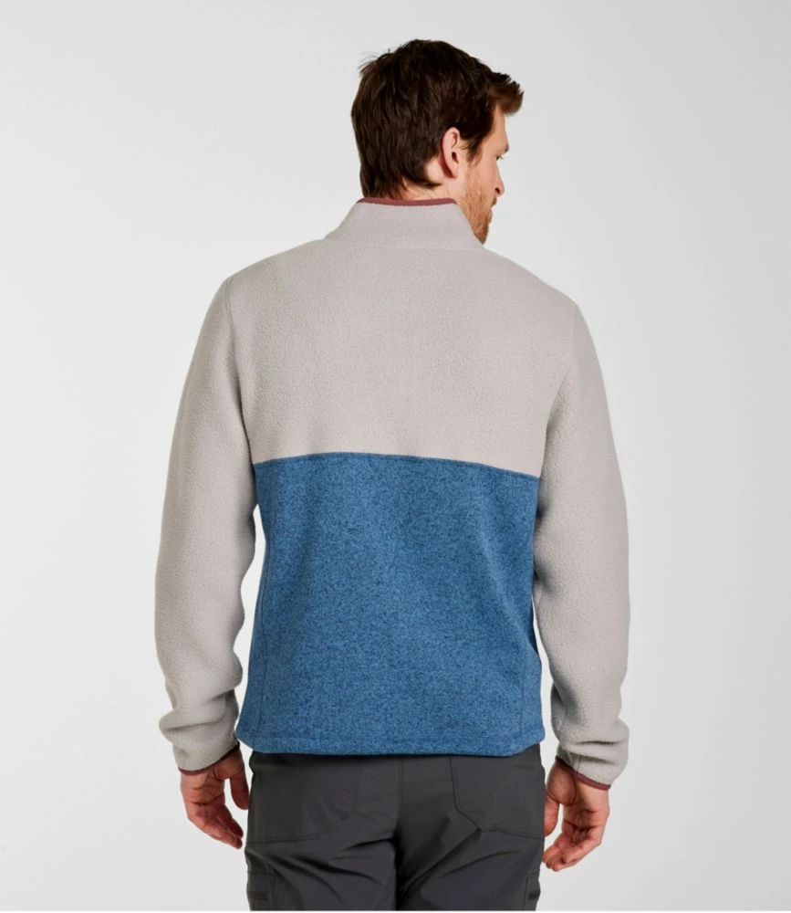 Men's L.L.Bean Sweater Fleece Sherpa Hybrid Pullover - Image 3