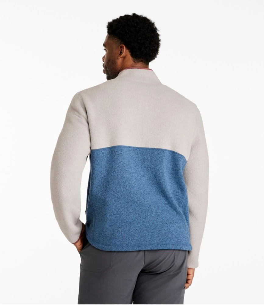 Men's L.L.Bean Sweater Fleece Sherpa Hybrid Pullover - Image 5