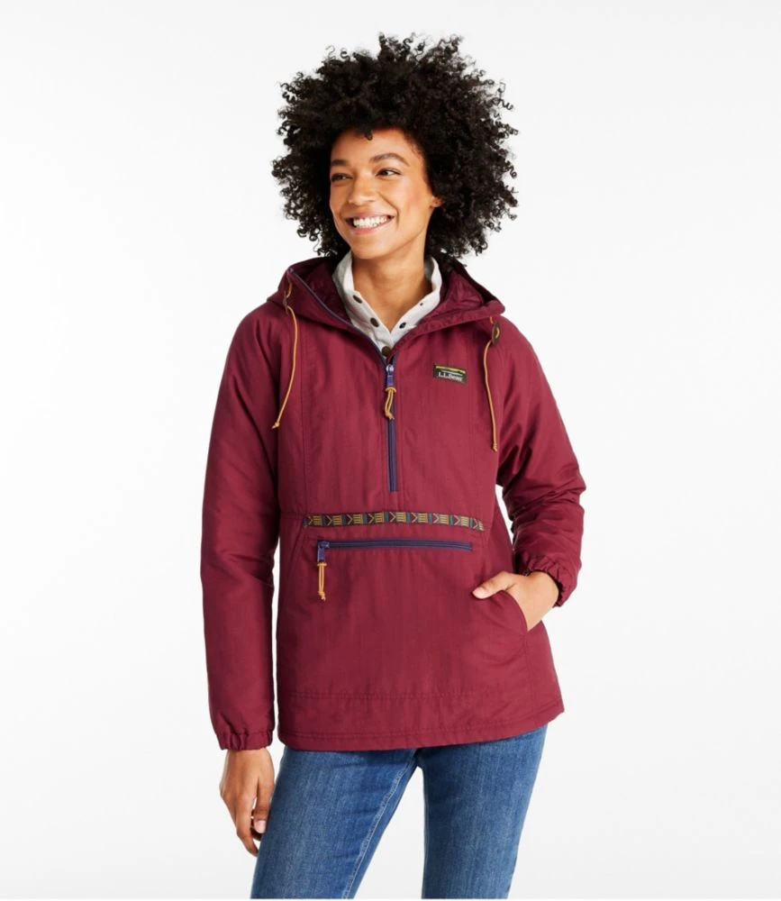 L.L.Bean Women's Mountain Classic Insulated Anorak, Tape - Image 2