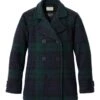 L.L.Bean Women's Classic Lambswool Peacoat, Pattern