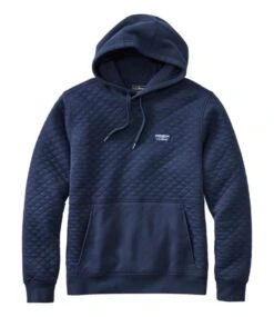 L.L.Bean Men's Quilted Sweatshirt, Pullover Hoodie