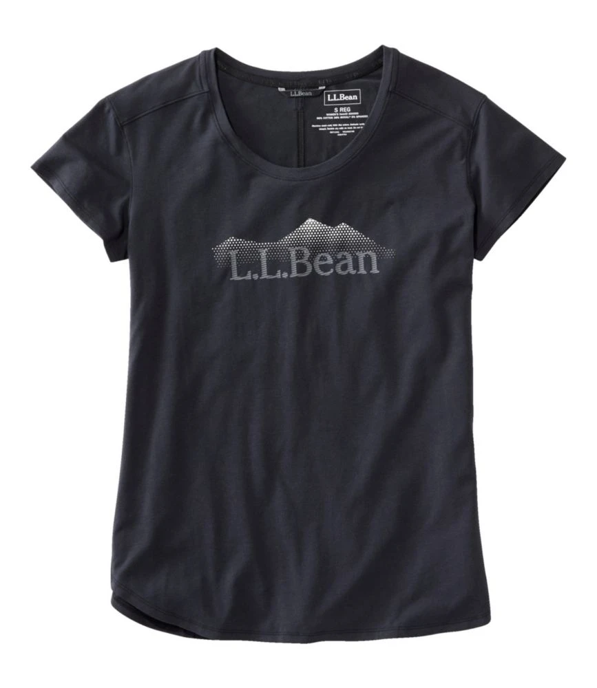 L.L.Bean Women's Beyond Soft Crewneck Tee, Short-Sleeve Graphic