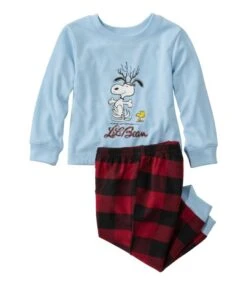Toddlers' L.L.Bean X Peanuts Flannel Pajamas