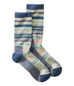 L.L.Bean Adults' Farm To Feet Hamilton Crew Socks, Light Cushion