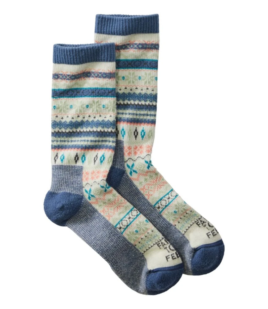 L.L.Bean Adults' Farm To Feet Hamilton Crew Socks, Light Cushion