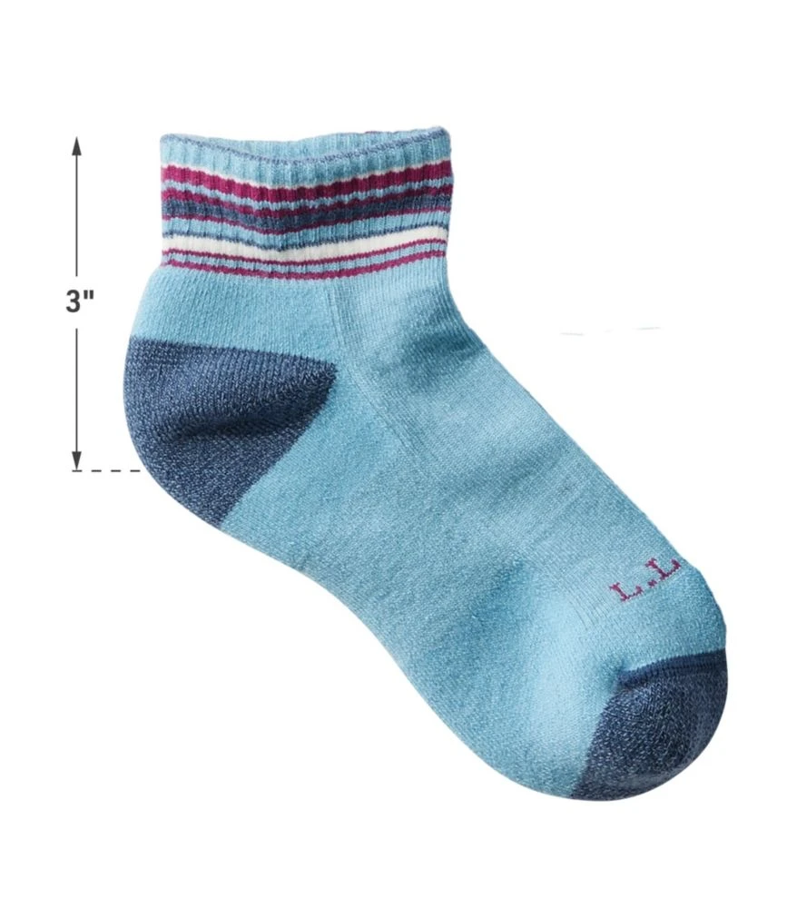Kids' L.L.Bean Katahdin Socks, Quarter-Crew - Image 2