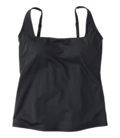L.L.Bean Women's New Currents Swimwear, Squareneck Tankini Top