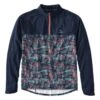 L.L.Bean Men's Comfort Cycling Jersey, Long-Sleeve Print