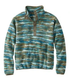 L.L.Bean Adults' Bean's Classic Fleece Pullover, Print