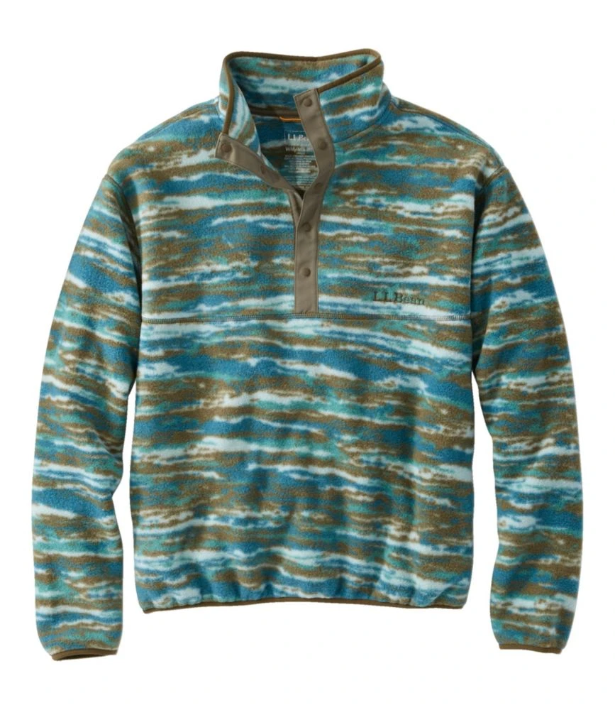 L.L.Bean Adults' Bean's Classic Fleece Pullover, Print