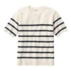 L.L.Bean Women's Classic Cashmere Sweater, Short-Sleeve Tee Stripe