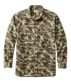 L.L.Bean Men's Chamois Shirt, Traditional Fit, Print
