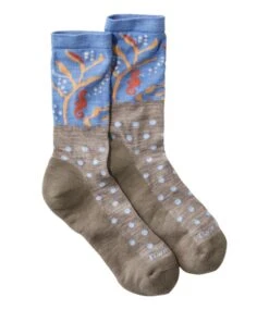 L.L.Bean Women's Darn Tough Wild Life Crew Sock
