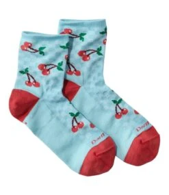L.L.Bean Women's Darn Tough Shorty Fruit Stand Lightweight Quarter-Crew Sock